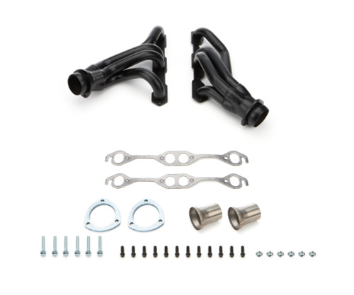 Headers - Black Maxx - 1.625 in Primary - 3 in Collector - Gaskets / Hardware Included - Steel - Black Ceramic - GM Fullsize SUV / Truck 1967-87 - Pair
