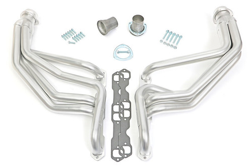 Headers - Elite Ultra-Duty - 1.75 in Primary - 3 in Collector - Gaskets / Hardware Included - Steel - Metallic Ceramic - Small Block Chevy - GM Fullsize SUV / Truck 1967-91 - Pair