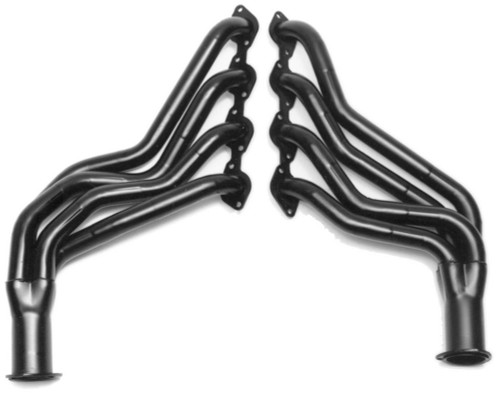 Headers - Street - 1.75 in Primary - 3 in Collector - Gaskets / Hardware Included - Steel - Black Paint - Big Block Chevy - GM Fullsize SUV / Truck 1982-91 - Pair