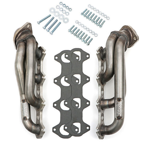 Headers - Street - 1.5 in Primary - Stock Collector Flange - Gaskets / Hardware Included - Stainless - Natural - Ford Modular - Ford Fullsize Truck 2004-10 - Pair