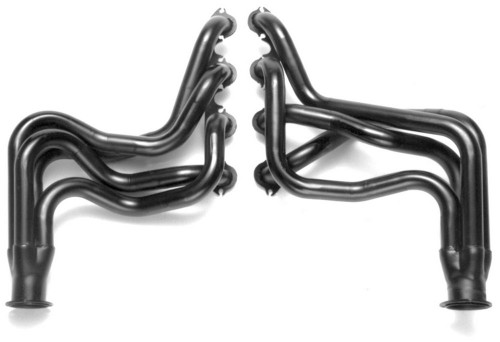 Headers - Street - 1.75 in Primary - 3 in Collector - Gaskets / Hardware Included - Steel - Black Paint - Big Block Ford - Ford Fullsize Truck 1983-87 - Pair