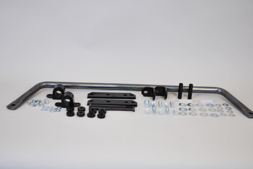 Sway Bar - Front - 1.25 in Diameter - Chromoly - Gray Powder Coat - Mopar B-Body 1970-72 / E-Body 1970-74 - Kit
