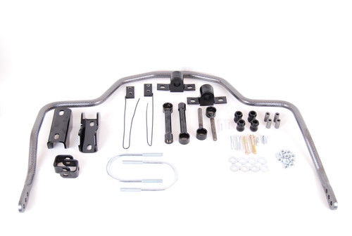 Sway Bar - Rear - 1 in Diameter - Chromoly - Gray Powder Coat - Ford Fullsize Truck 2015-20 - Kit
