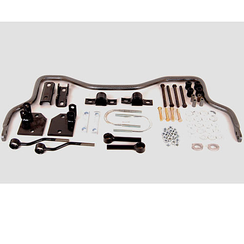 Sway Bar - Rear - 1 in Diameter - Chromoly - Gray Powder Coat - GM Midsize Truck 2015-22 - Kit