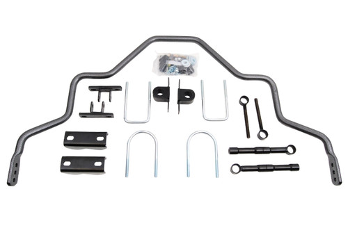 Sway Bar - Adjustable - Rear - 1.125 in Diameter - Chromoly - Gray Powder Coat - GM Fullsize Truck 2019-23 - Kit