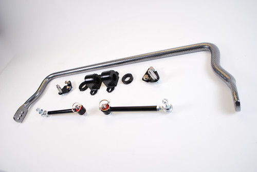 Sway Bar - Front - 1.25 in Diameter - Chromoly - Gray Powder Coat - Jeep Wrangler JK 2007-17 - Kit