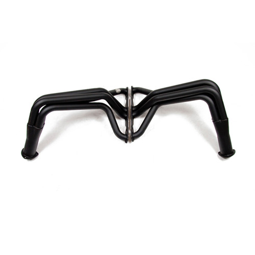 Headers - Super Competition - 1.75 in Primary - 3 in Collector - Gaskets / Hardware Included - Steel - Black Paint - Small Block Chevy - Chevy Fullsize Car 1955-57 - Pair