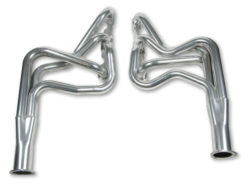 Headers - Super Competition - 1.75 in Primary - 3 in Collector - Gaskets / Hardware Included - Steel - Metallic Ceramic - Small Block Chevy - GM A-Body / B-Body 1964-75 - Pair