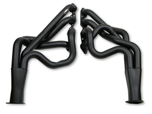 Headers - Super Competition - 2.125 in Primary - 3.5 in Collector - Gaskets / Hardware Included - Steel - Black Paint - Big Block Chevy - GM F-Body / X-Body 1967-75 - Pair