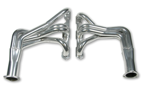 Headers - Competition - 1.625 in Primary - 3 in Collector - Gaskets / Hardware Included - Steel - Metallic Ceramic - Small Block Chevy - Chevy Corvette 1955-82 - Pair