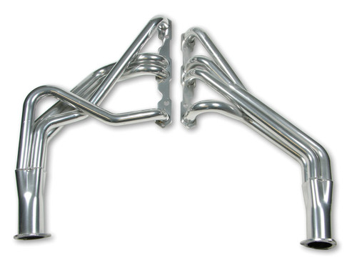 Headers - Competition - 1.625 in Primary - 3 in Collector - Gaskets / Hardware Included - Steel - Metallic Ceramic - Small Block Chevy - Chevy Fullsize Car 1955-57 - Pair