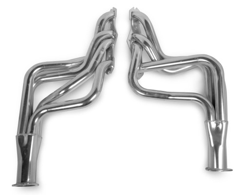Headers - Competition - 1.75 in Primary - 3 in Collector - Gaskets / Hardware Included - Steel - Metallic Ceramic - Oldsmobile V8 - GM A-Body / B-Body 1965-75 - Pair