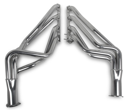 Headers - Competition - 1.625 in Primary - 3 in Collector - Gaskets / Hardware Included - Steel - Metallic Ceramic - Small Block Ford - Ford / Mercury 1964-77 - Pair