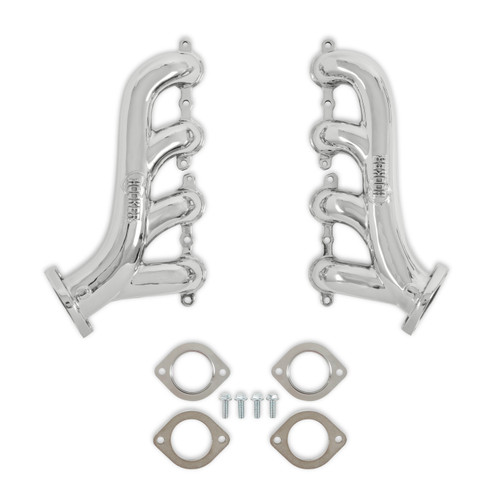 Exhaust Manifold - BlackHeart - 2.5 in Outlet - Stainless - Polished - GM LS-Series - Pair