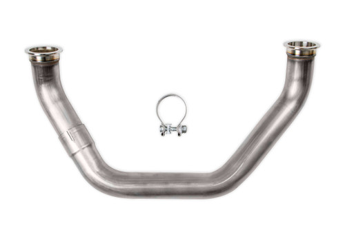 Turbo Crossover Pipe - 2.25 in Diameter - Stainless - Natural - 4L60 / 4L80 - GM LS-Series - Each