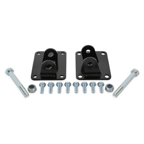 Motor Mount - Blackheart - Engine Side - Bolt-On - Steel - Black Powder Coat - GM LS-Series - Ford Mustang 1996-2004 - Kit