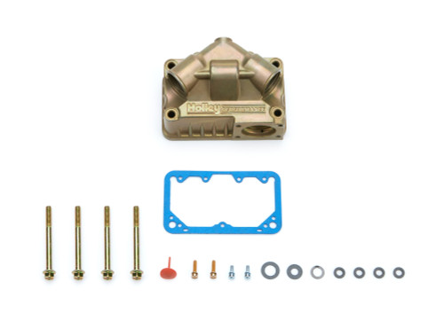 Carburetor Fuel Bowl - Primary - Center Hung - Gaskets / Hardware Included - Zinc - Gold Chromate - Holley 4150 / 4500 Carburetors - Each