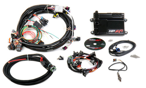 Engine Control Module - HP EFI - Wiring Harness - NTK Oxygen Sensor - 24x Reluctor Wheel - LS1 / LS6 - GM LS-Series - Kit