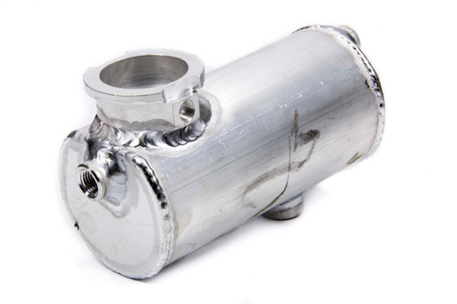 Recovery Tank - Coolant - 23.5 oz - 3 in Diameter - 6 in Long - Dual 1/4 in NPT Female Inlets - 3/8 in NPT Female Outlet - Aluminum - Natural - Each Recovery Tank - Coolant - 23.5 oz - 3 in Diameter - 6 in Long - Dual 1/4 in NPT Female Inlets - 3/8 in NPT Female Outlet - Aluminum - Natural - Each