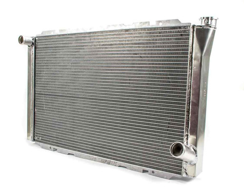 Radiator - 31.75 in W x 20 in H x 3 in D - Driver Side Inlet - Passenger Side Outlet - Aluminum - Natural - Each