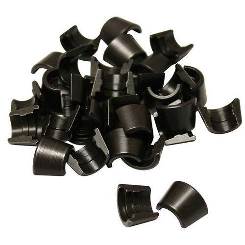 Valve Lock - 10 Degree - 11/32 in Valve Stem - Single Groove - Standard Height - Steel - Black Oxide - Set of 16