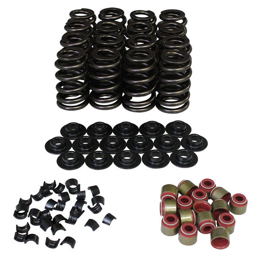 Valve Spring Kit - Beehive Spring - 412 lb/in Rate - 1.150 in Coil Bind - 1.280 in OD - Locks / Chromoly Retainers / Seals - Kit Valve Spring Kit - Beehive Spring - 412 lb/in Rate - 1.150 in Coil Bind - 1.280 in OD - Locks / Chromoly Retainers / Seals - Kit