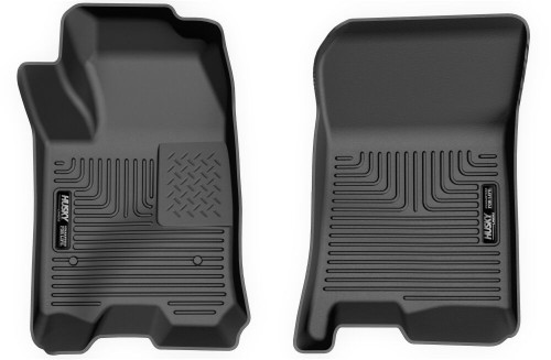 Floor Liner - WeatherBeater - Front - Plastic - Black / Textured - GM Midsize Truck 2023 - Pair