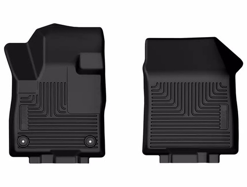 Floor Liner - WeatherBeater - Front - Plastic - Black / Textured - Lincoln Nautilus 2024 - Pair