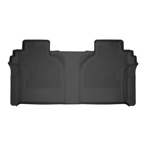 Floor Liner - WeatherBeater - 2nd Row - Plastic - Black / Textured - Crew Cab - GM Fullsize Truck 2019 - Each