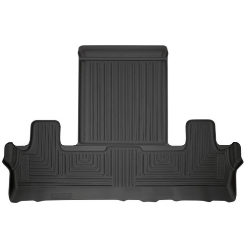 Floor Liner - WeatherBeater - 3rd Row - Plastic - Black / Textured - Ford Fullsize SUV 2018-24 - Each