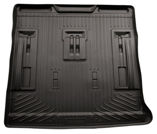 Cargo Liner - WeatherBeater - Under 3rd Row - Plastic - Black / Textured - GM Fullsize SUV 2007-14 - Each