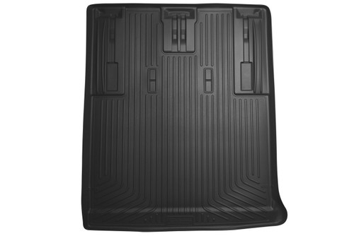 Cargo Liner - WeatherBeater - Under 2nd Row - Plastic - Black / Textured - GM Fullsize SUV 2007-14 - Each