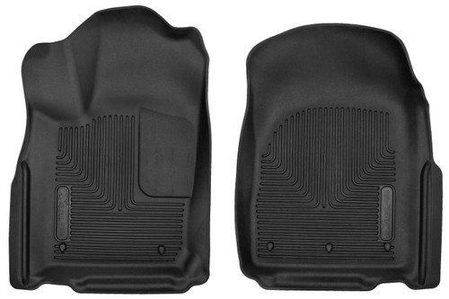 Floor Liner - X-ACT Contour - Front - Plastic - Black / Textured - Dodge Midsize SUV / Jeep Grand Cherokee 2011-15 - Pair