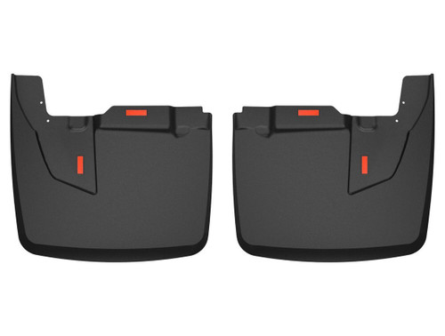 Mud Flap - Mud Guards - Rear - Plastic - Black / Textured - Dually - Ram Fullsize Truck 2019-24 - Pair