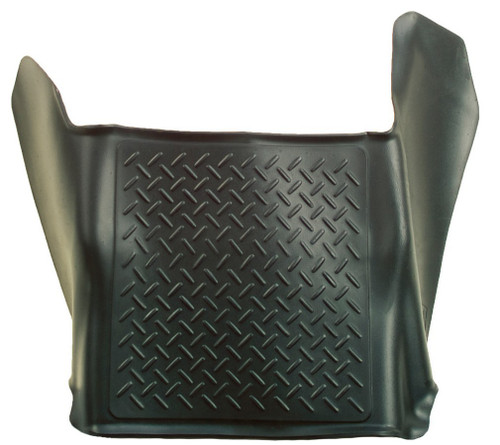 Floor Liner - WeatherBeater - Center Hump - Plastic - Black / Textured - Crew / Super Cab - Ford Fullsize Truck 2009-24 - Each