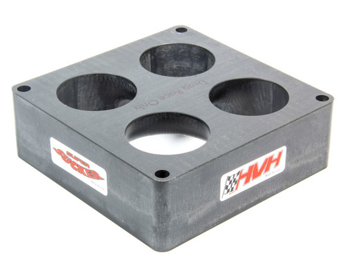 Carburetor Spacer - Super Sucker - 2 in Thick - 4 Hole - Dominator Flange - 2 in Bore Diameter - Plastic - Each