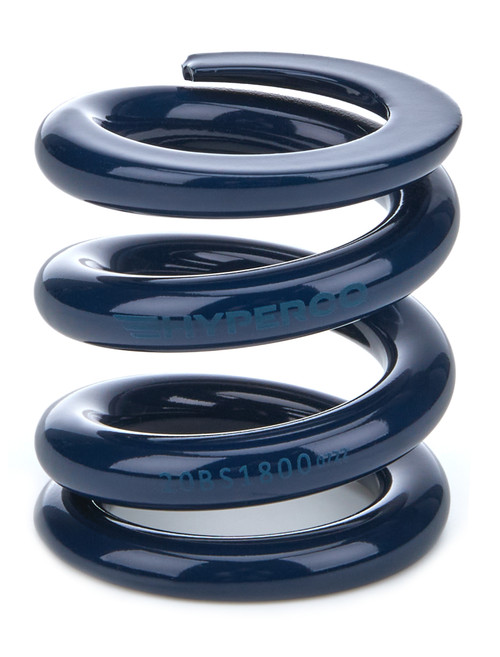 Bump Stop Spring - 2.1 in Free Length - 2.038 in OD - 1800 lb/in Spring Rate - Steel - Blue Powder Coat - Each