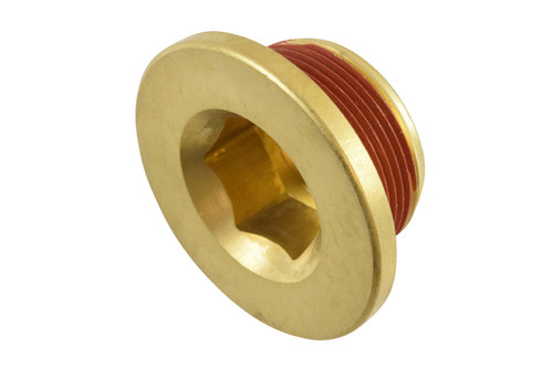 Fitting - Plug - 27 mm x 1.0 - Allen Head - Brass - Natural - GM LS / LT-Series - Each