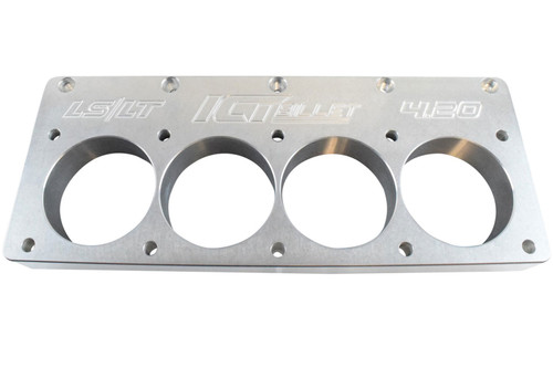 Cylinder Hone Guide - 1.65 in Thick - Aluminum - Clear Anodized - GM GenV LT-Series / GM LS-Series - Each