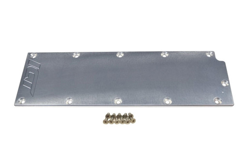 Valley Cover - 0.25 in Thick - O-Rings / Hardware - Aluminum - Natural - GM LS-Series - Each
