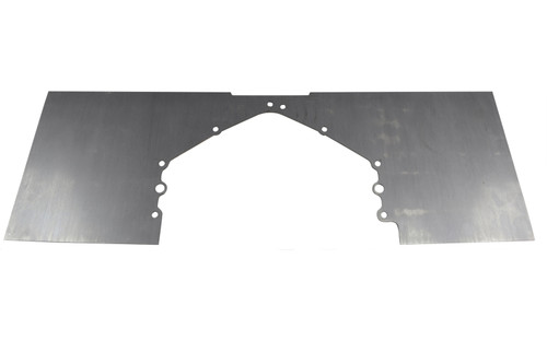 Motor Plate - Mid - Cut to Fit - 36 x 12 x 0.125 in - Steel - Natural - GM V8 - Each