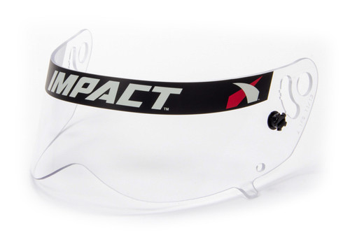 Helmet Shield - Anti-Fog - Clear - Impact Champ / Drag Champ / Nitro Helmets - Each