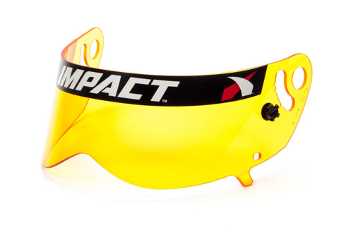 Helmet Shield - Anti-Fog - Amber - Impact Champ / Drag Champ / Nitro Helmets - Each
