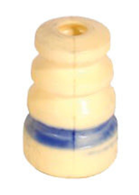 Bump Stop - Tree - 1.93 in OD - 3 in Tall - Shock Mount - Hard - Blue Stripe - Polyurethane - White - Each