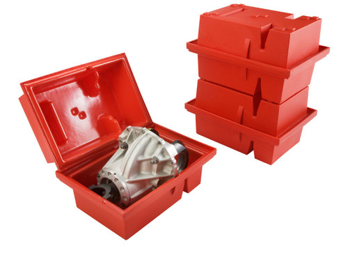 3rd Member Storage Case - Protecto Ultra - Horizontal - Stackable - Plastic - Red - Ford 9 in - Each
