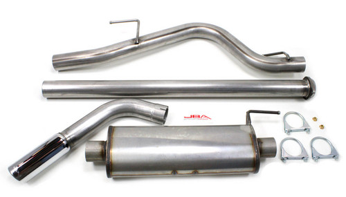Exhaust System - Cat-Back - 3 in Tailpipe - 3.5 in Tips - Stainless - Natural - 3.5 / 5.0 L - Ford EcoBoost / Coyote - Ford Fullsize Truck 2011-14 - Kit