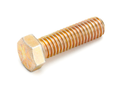 Bolt - 7/16-14 in Thread - 1.5 in Long - 5/8 in Hex Head - Grade 5 - Steel - Cadmium - Each Bolt - 7/16-14 in Thread - 1.5 in Long - 5/8 in Hex Head - Grade 5 - Steel - Cadmium - Each