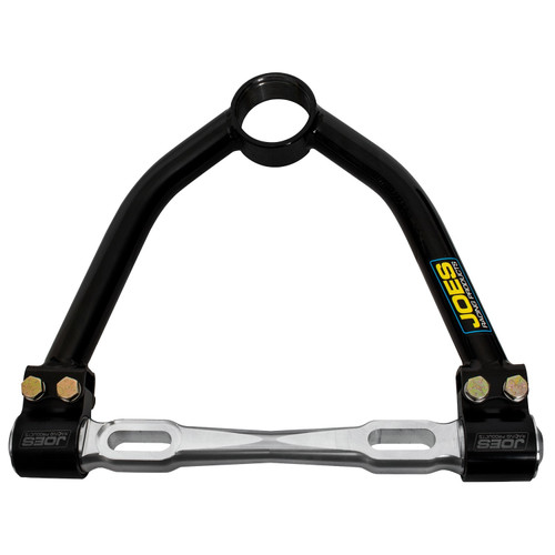 Control Arm - Tubular - Slotted Bearing Style - Upper - 10 in Long - 20 Degree - Screw-In Ball Joint - Aluminum / Steel - Black Powder Coat - Each