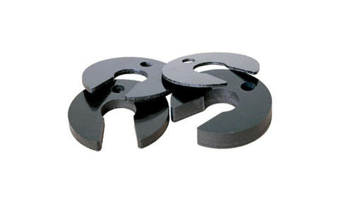Bump Stop Shim - 0.063 / 0.125 / 0.25 / 0.375 in Thick - 1/2 in Shaft - Plastic - Black - Kit