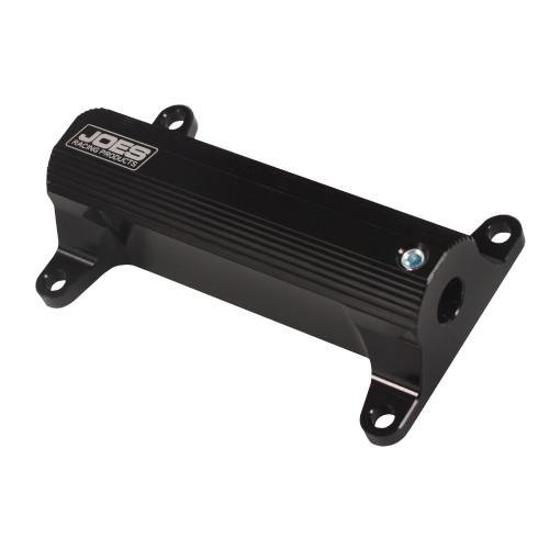 Heel Stop - 4 in W x 1.25 in H x 2.375 in D - 3/8-24 in Thread - Aluminum - Black Anodized - Each Heel Stop - 4 in W x 1.25 in H x 2.375 in D - 3/8-24 in Thread - Aluminum - Black Anodized - Each